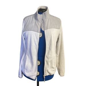 DANSKIN Women’s Jacket Size Large Gray & White Size Large
